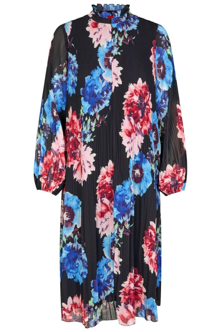 Cras - Bina Dress - 8037 8037 Black Blossom