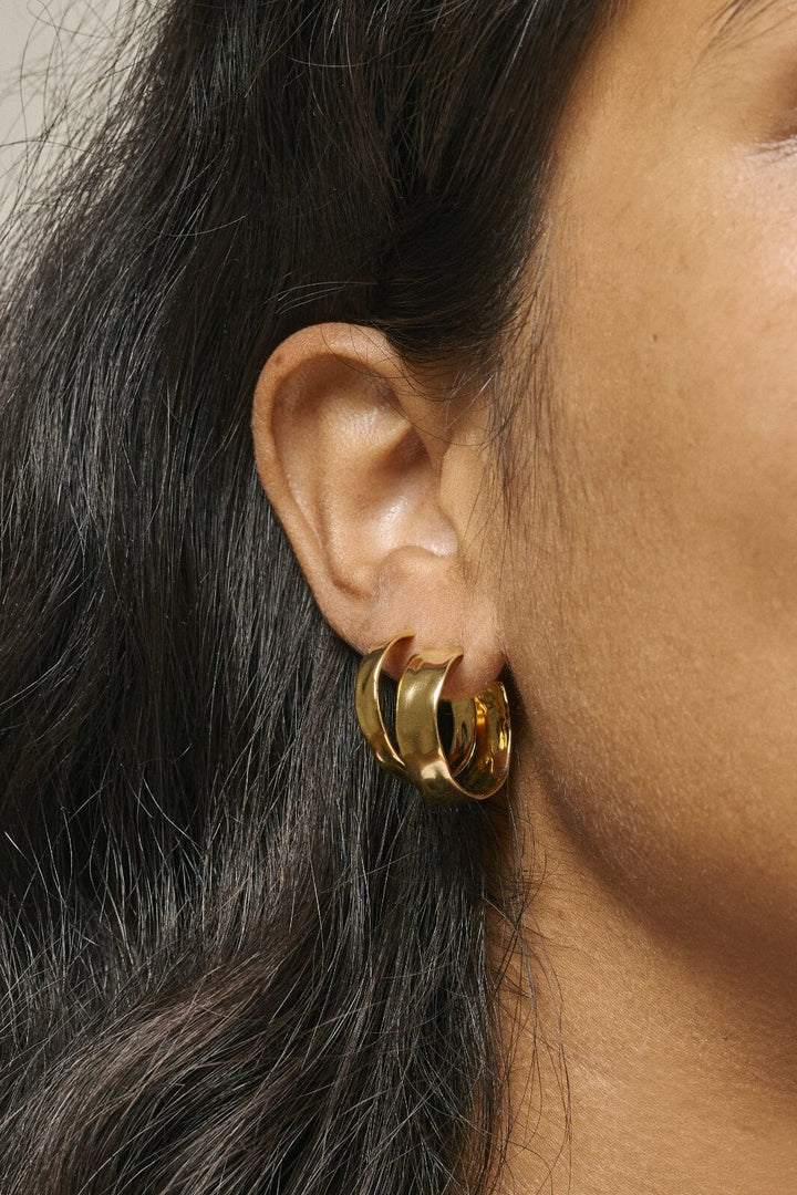 Enamel Copenhagen - Hoops, Sandra Wide - 925S/Gp