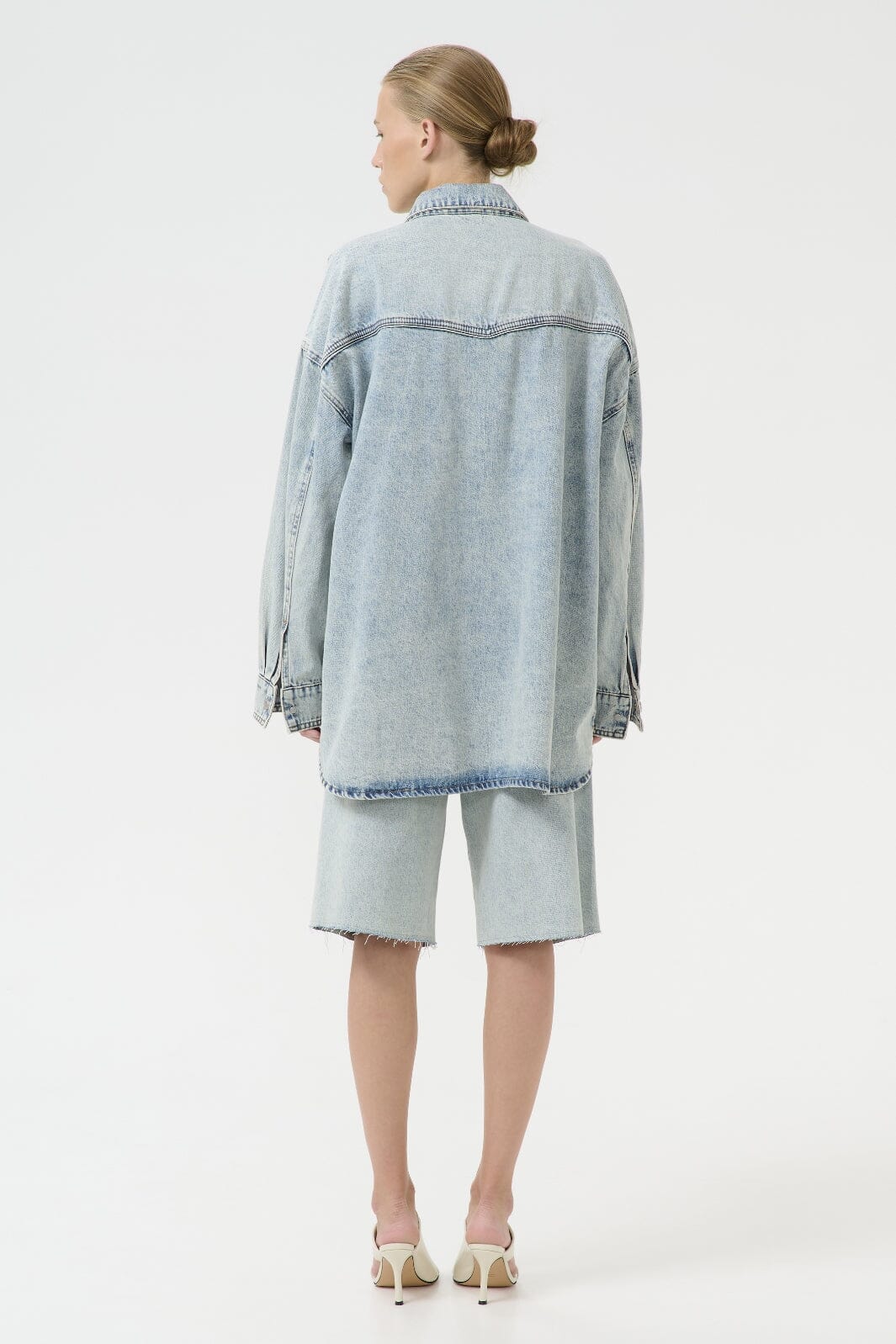 Gestuz - Gzasher Ls Shirt 10910164 - 107575 - Mid Acid Wash
