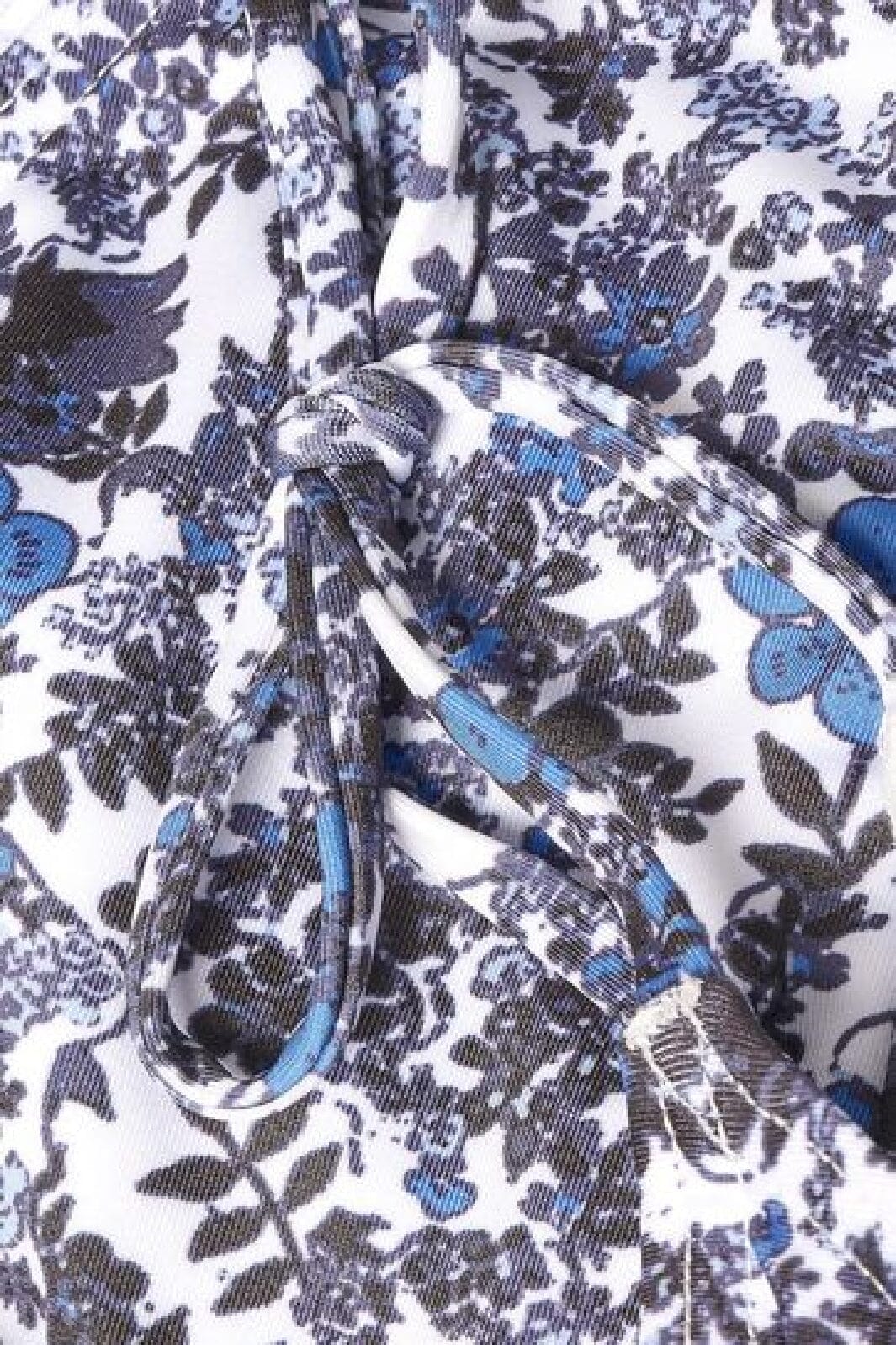 Gestuz - Pilgz Bikini Bottom 10904381 - 103474 - Blue Flower Draft
