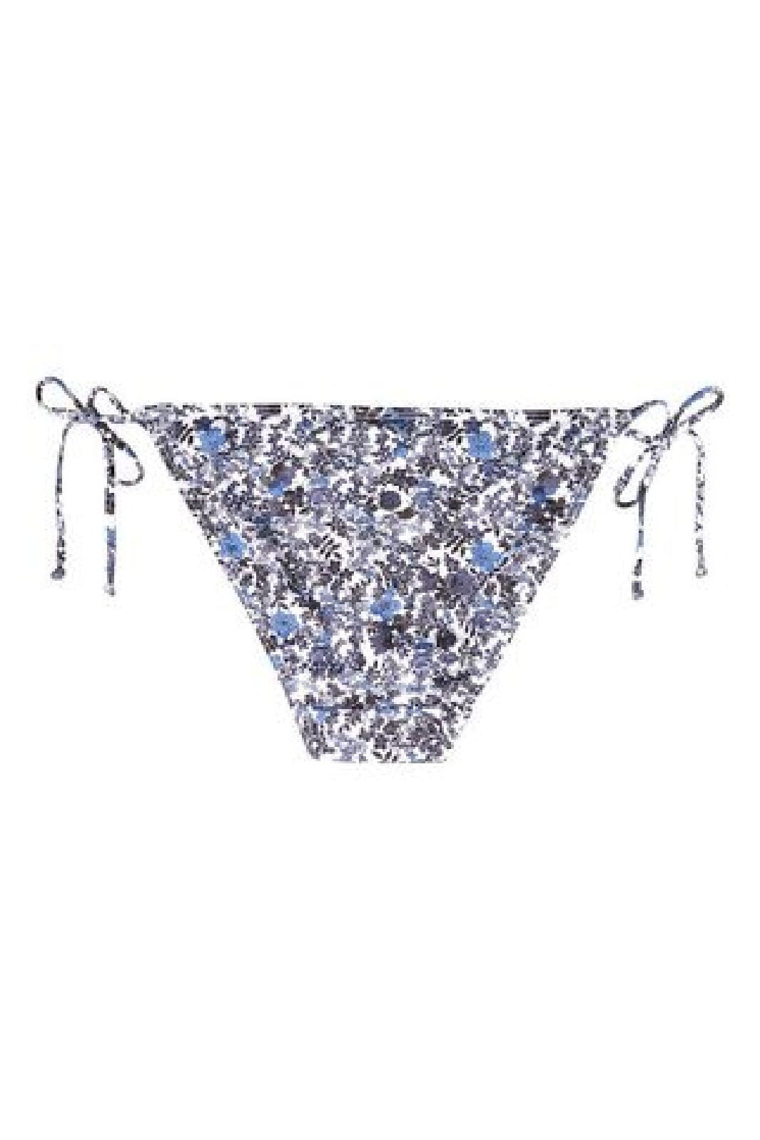 Gestuz - Pilgz Bikini Bottom 10904381 - 103474 - Blue Flower Draft