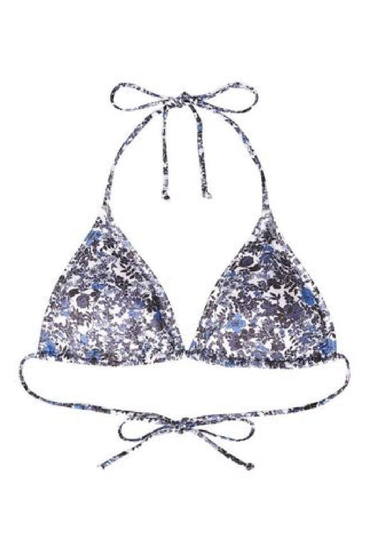 Gestuz - Pilgz Bikini Top 10904380 - 103474 - Blue Flower Draft