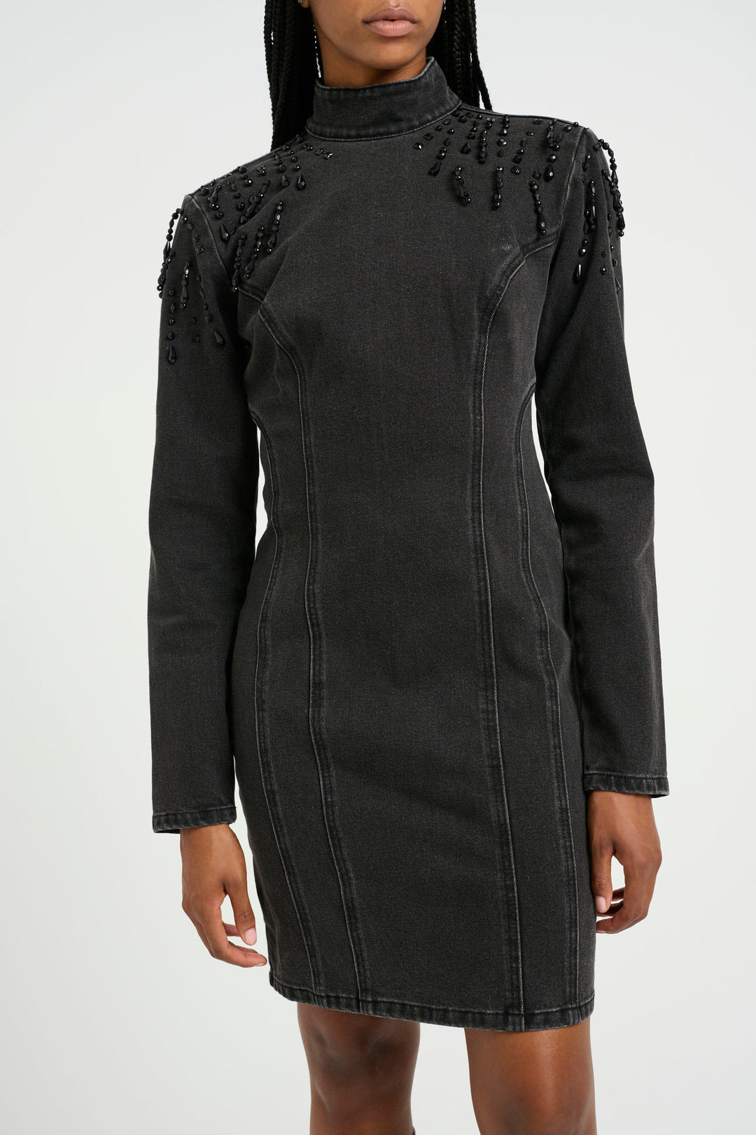 Gestuz - Similinagz Short Dress 10909561 - 104987 Dark Grey Washed