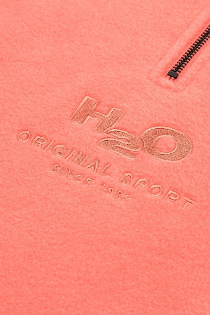 H2O - Blåvand II Fleece Half Zip - Coral