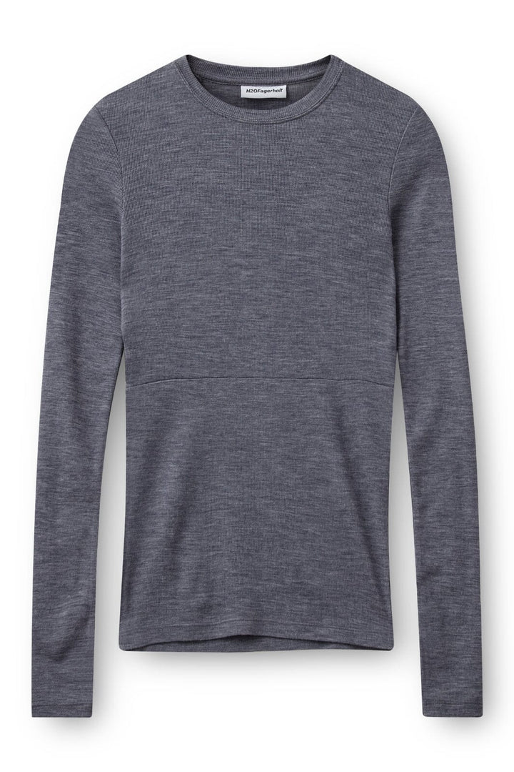 H2O Fagerholt - Good Long Sleeve - 1010 Grey Melange