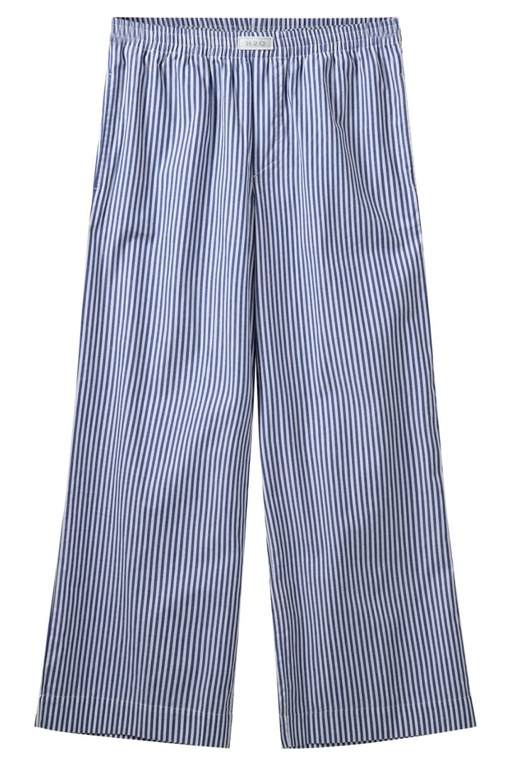 H2O - Rønne Essential Pajamas Pants - 7760 Blue/White Stripe
