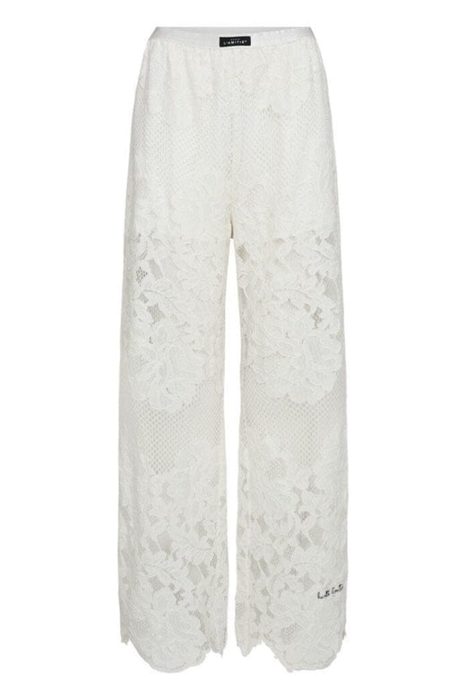 Forudbestilling - Haute L'Amitié - Curvey Lace Hem Pant HL10214 - Off-White