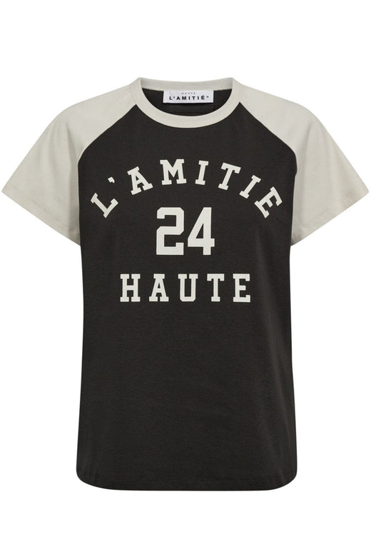 Haute L'Amitié - Neckline College Tee HL10109 - Antracit