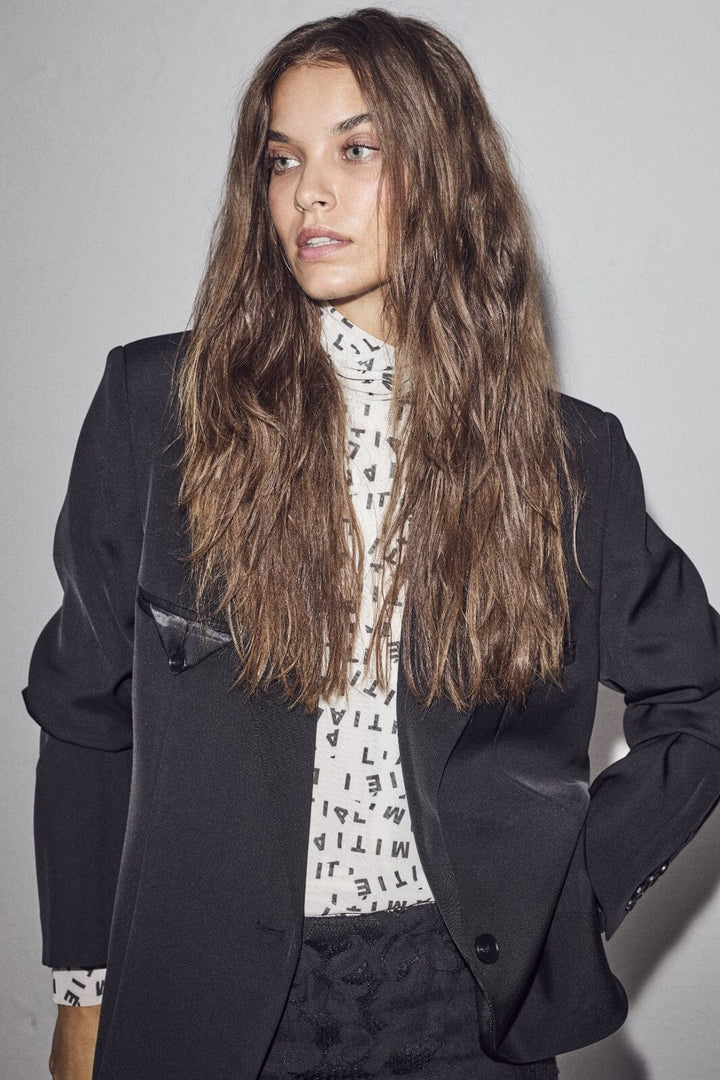 Haute L'Amitié - Premiere Single Blazer HL10002 - Black