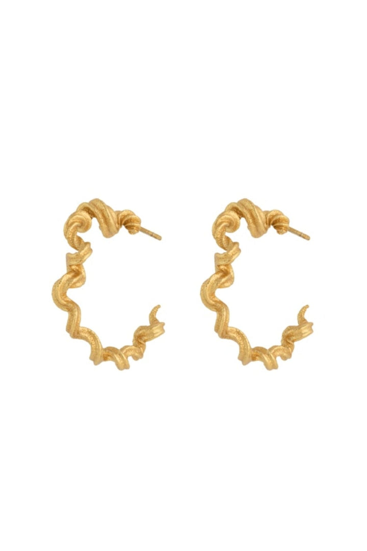House Of Vincent - Alchemy Hoop Earrings - Gilded