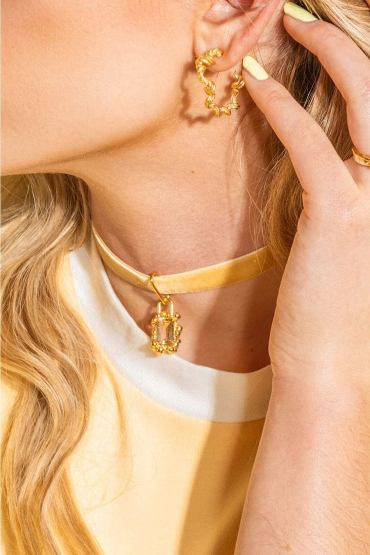 House Of Vincent - Alchemy Hoop Earrings - Gilded
