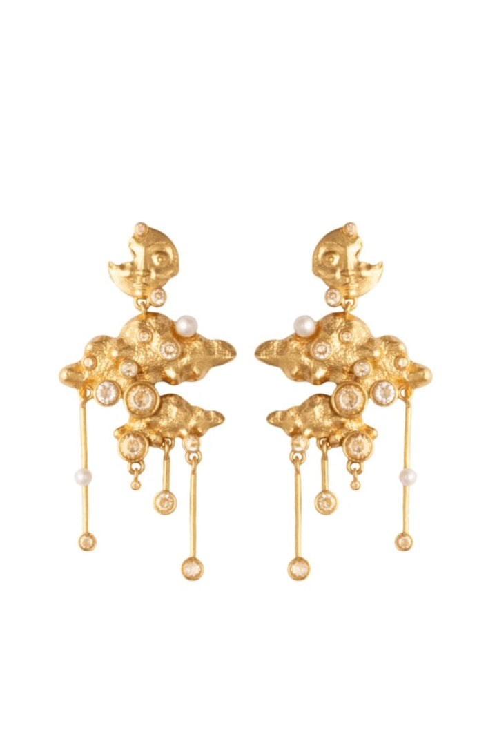 House Of Vincent - Cosmic Cascade Earrings - Gilded