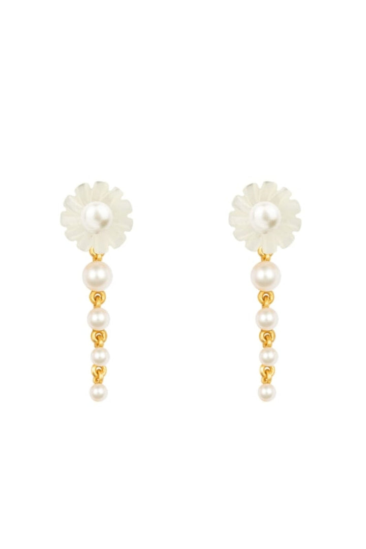House Of Vincent - Daydream Veil Earrings - Gilded