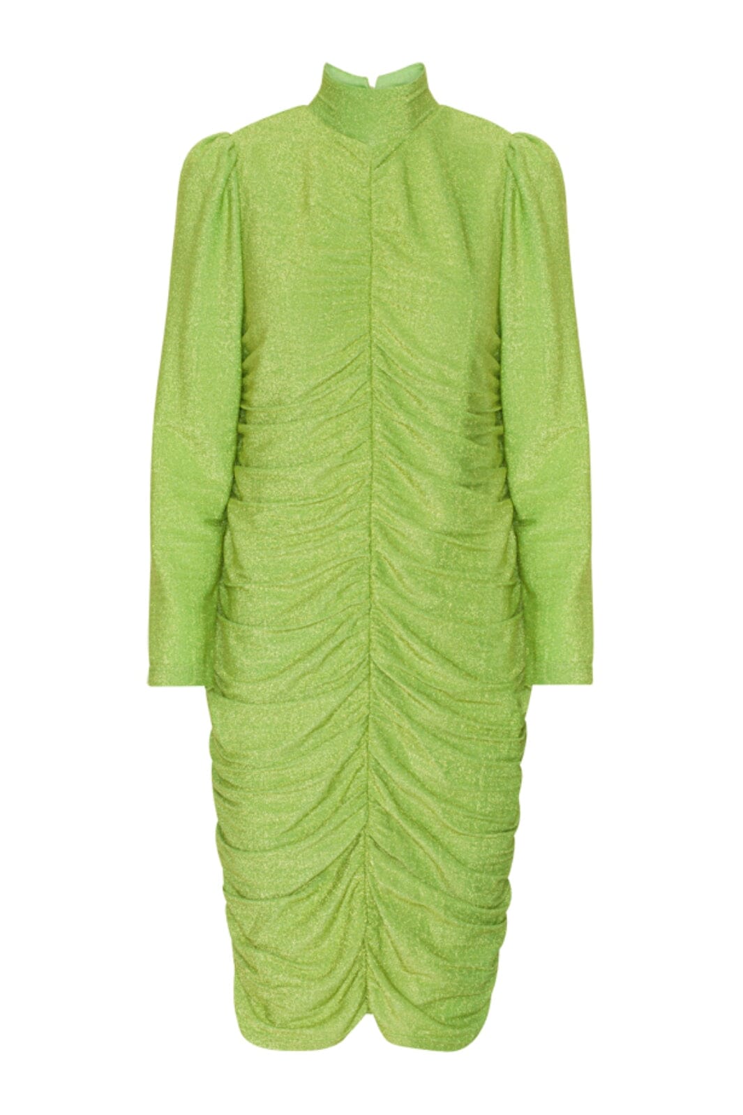 Hunkøn - Cattia Wrinkle dress - Apple Green Glitter