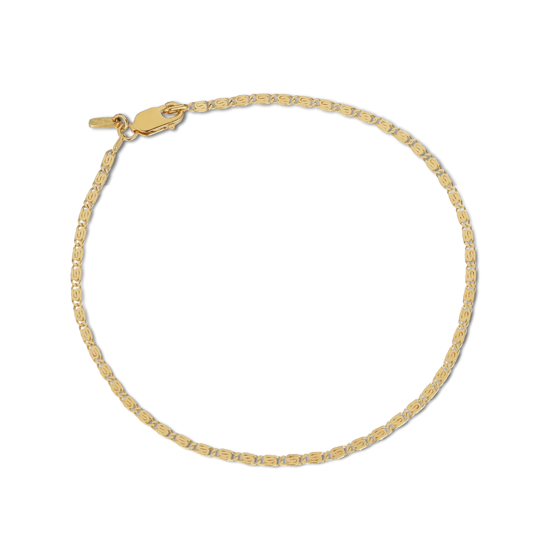 Jane Kønig - Envision S-Chain Bracelet Medium 17,5 cm - Forgyldt
