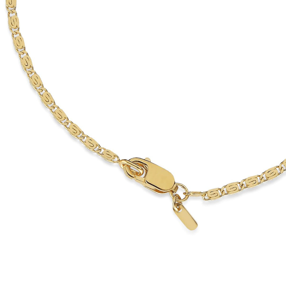 Jane Kønig - Envision S-Chain Bracelet Medium 17,5 cm - Forgyldt