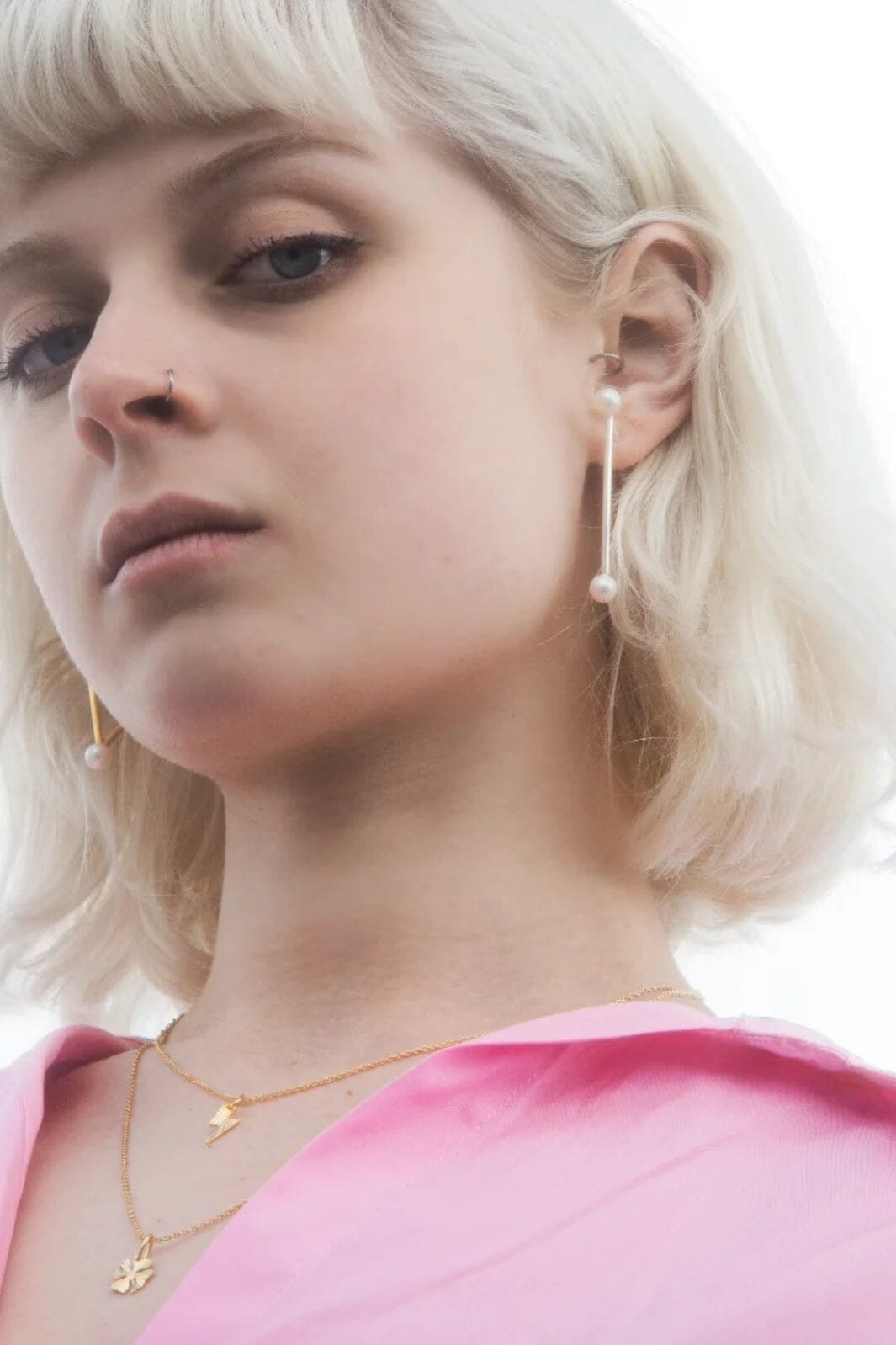 Jane Kønig - Reflection Clover Pendant - Forgyldt