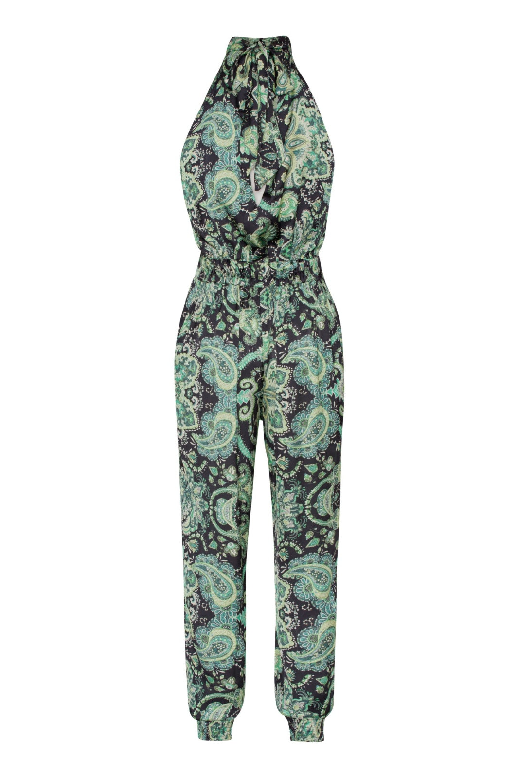Karmamia - Lennox Jumpsuit - Emerald Paisley