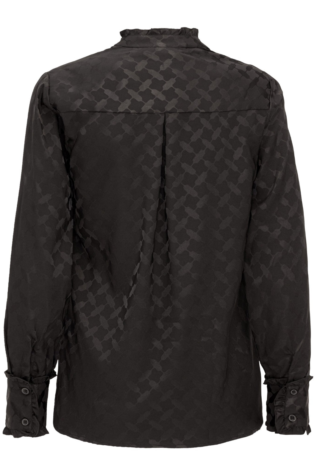 Karmamia - Trinity Shirt - Black Keffiyeh Jacquard