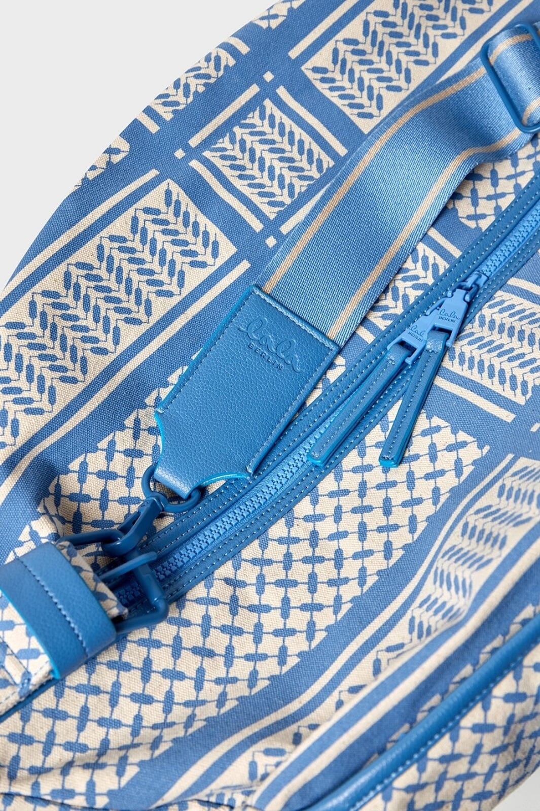 Lala Berlin - Big Bag Muriel 2.0 10011730 - Heritage Stripe Blue