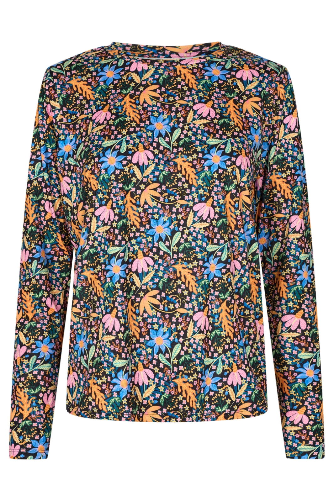 Liberte - Alma-Ls-Straight-Tshirt - Flower Forrest