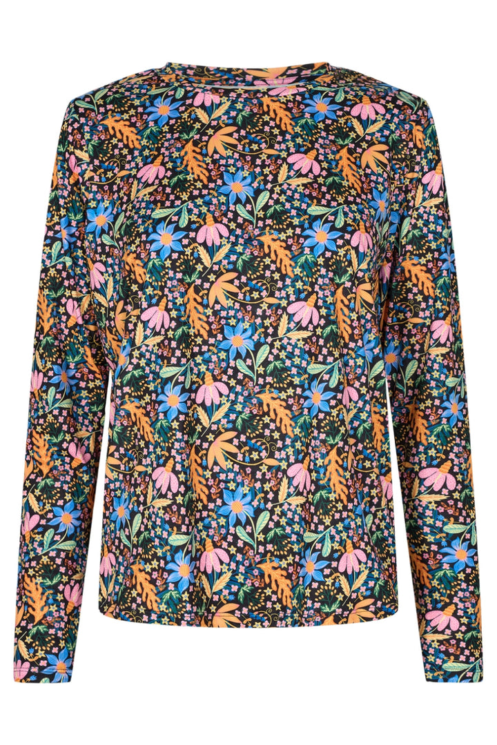 Liberte - Alma-Ls-Straight-Tshirt - Flower Forrest