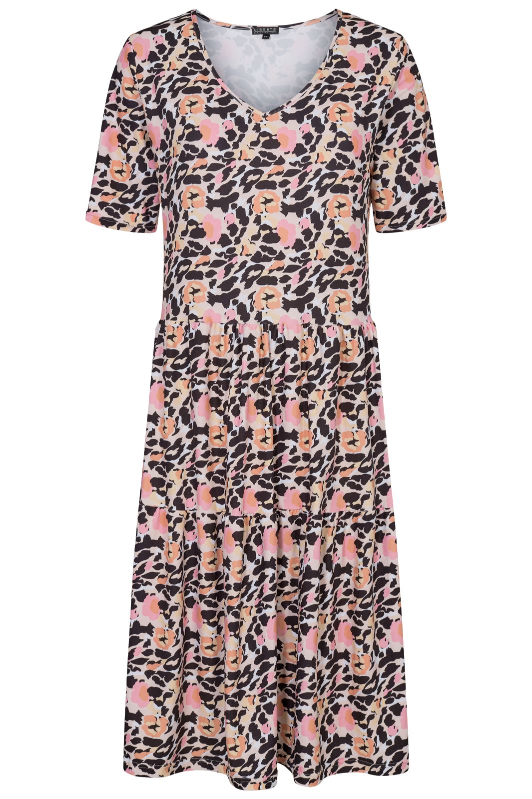 Liberte - Alma-Short-Loose-Dress - Flower Leo