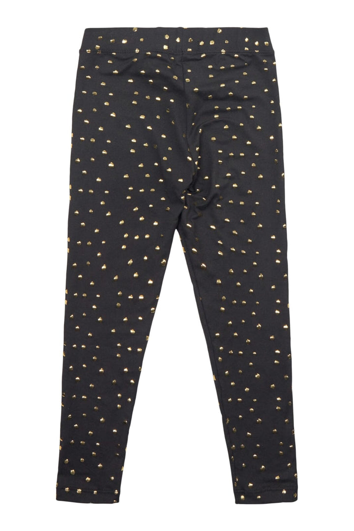Liberté Ami - Alma-Leggings (Kids) - Black Gold Dot 2