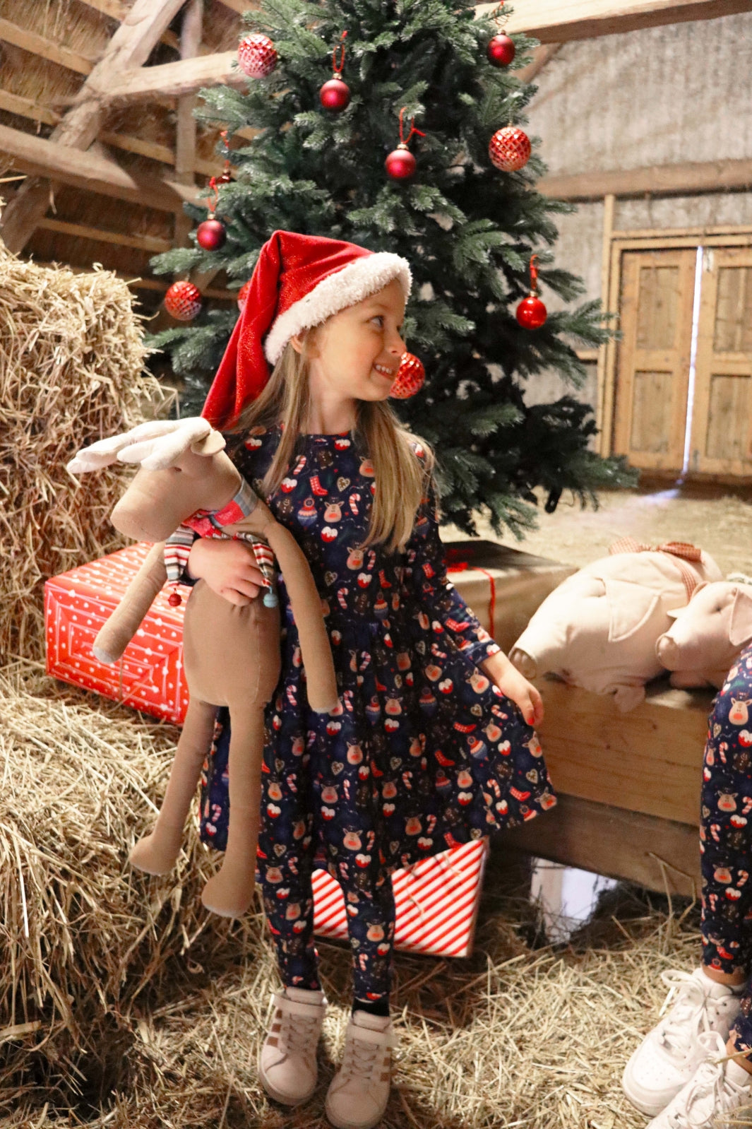 Liberte Ami - Alma-Ls-Babydoll-Dress (Kids) - Cookie X-Mas22