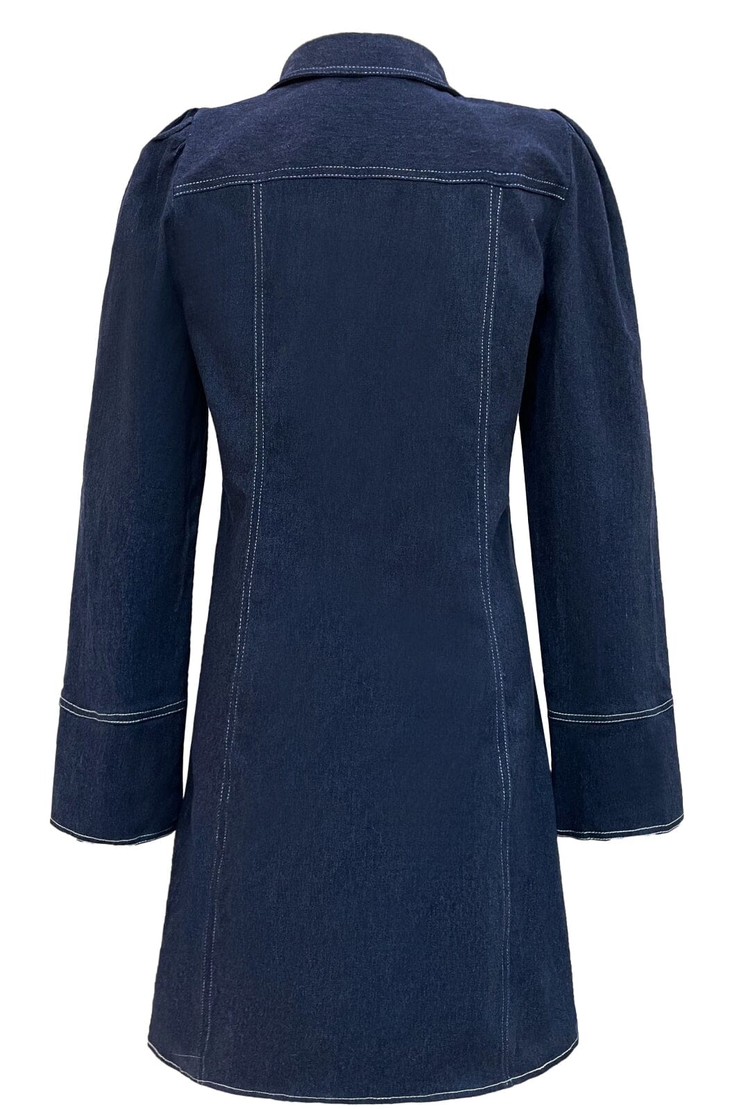 Liberte - Asta-V-Neck Dress - Blue Denim