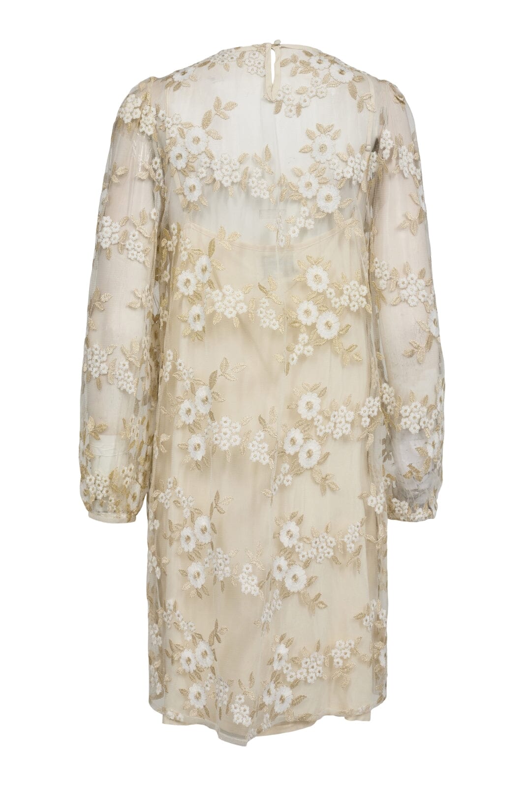 Liberte - Dolly-Ls-Dress - Creme Gold Flower