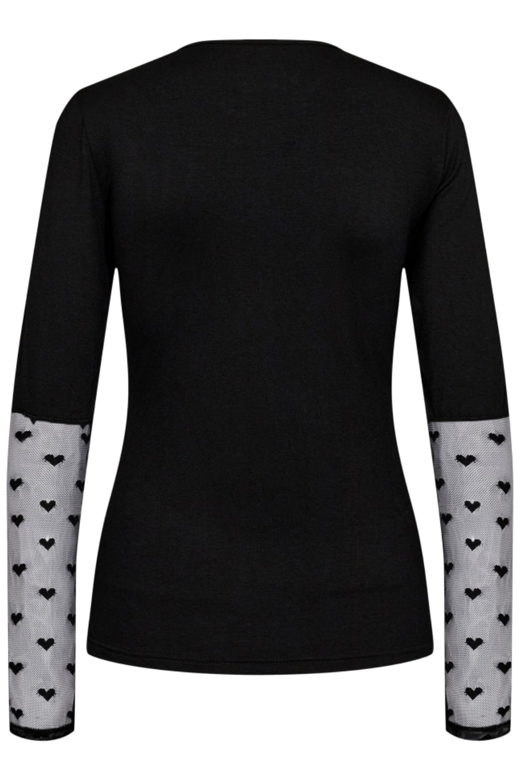 Liberte - Isa-Ls-Lace-Sleeve-Blouse - Black Heart