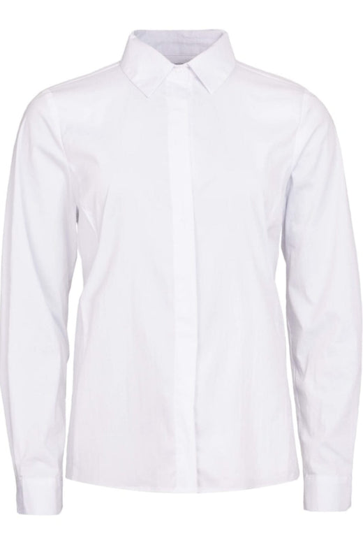 Forudbestilling - Liberte - Maja-Ls-Shirt - White Skjorter 