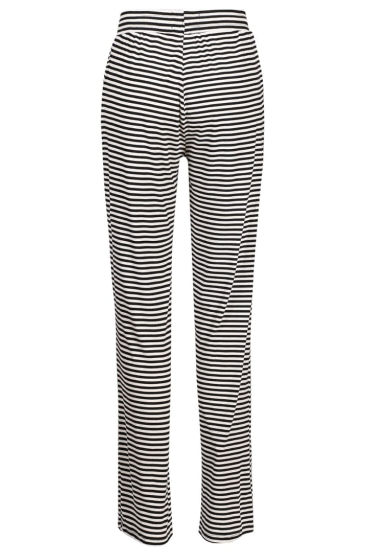 Liberte - Natalia-Straight-Pants - Black Creme Small Stripe