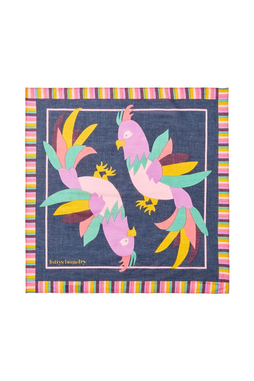 Forudbestilling - Lollys Laundry - Birdyll Scarf70047-00014 - 70 Multi Tørklæder 