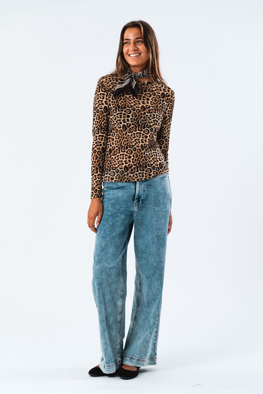 Lollys Laundry - Iriell Blouse Ls - 72 Leopard Print