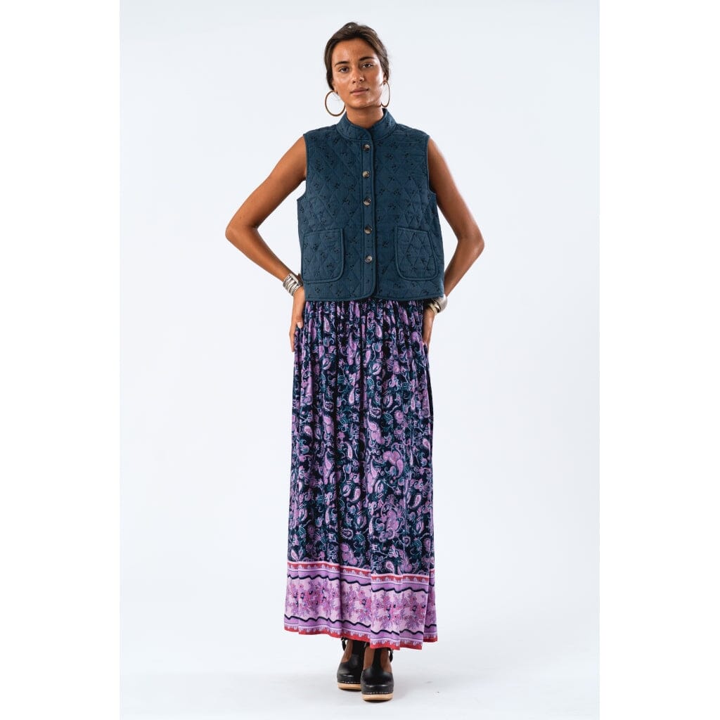 Lollys Laundry - Sunsetll Maxi Skirt24527-2030 - 74 Flower Print