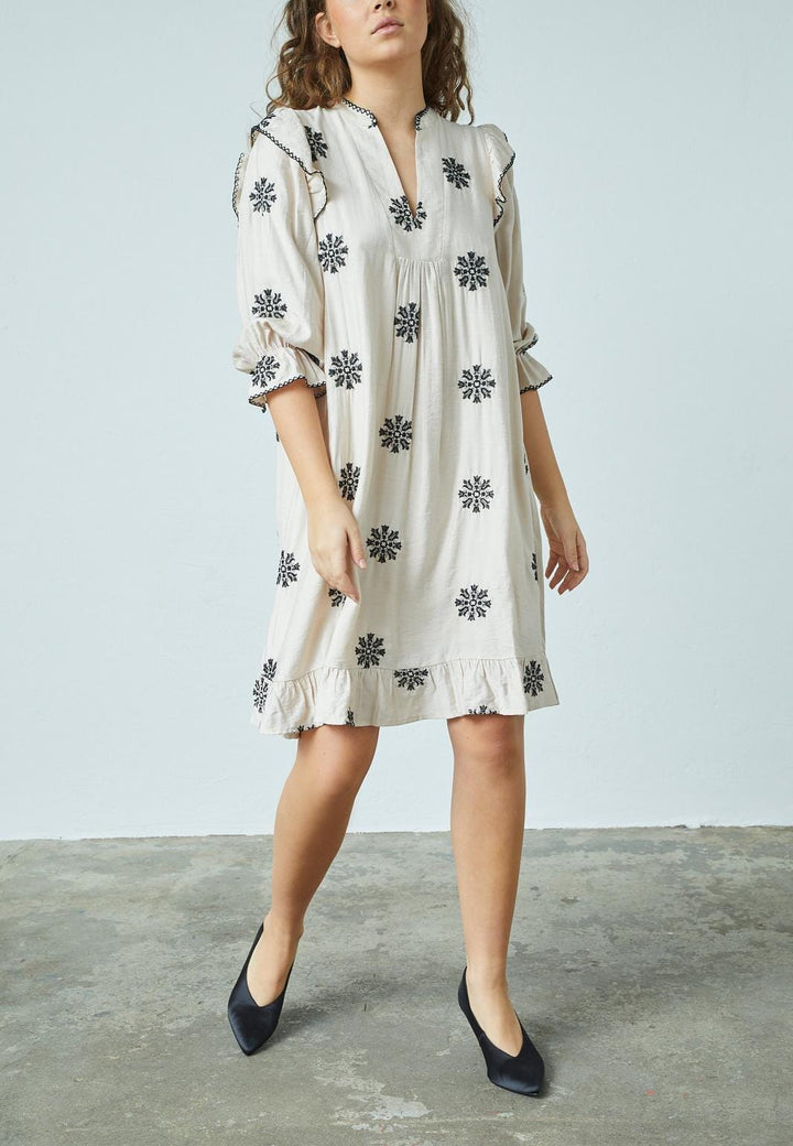 Forudbestilling - Love & Divine - Love1235-1 18775 - 811 - Bamboo/Black Flower Kjoler 