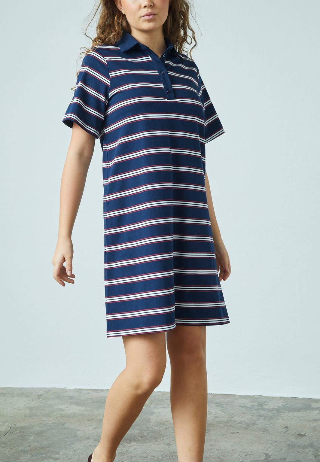 Forudbestilling - Love & Divine - Love1349 18829 - 830 - Navy/Stripe Kjoler 