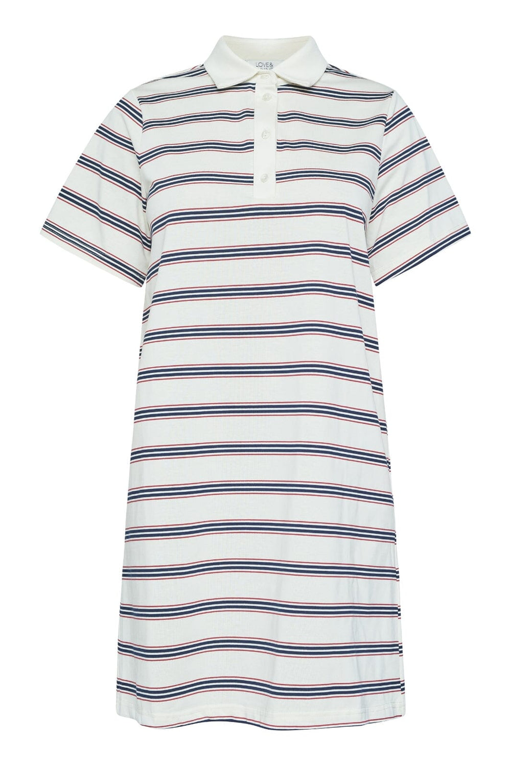 Forudbestilling - Love & Divine - Love1349 18829 - 831 - Cream/Stripe Kjoler 