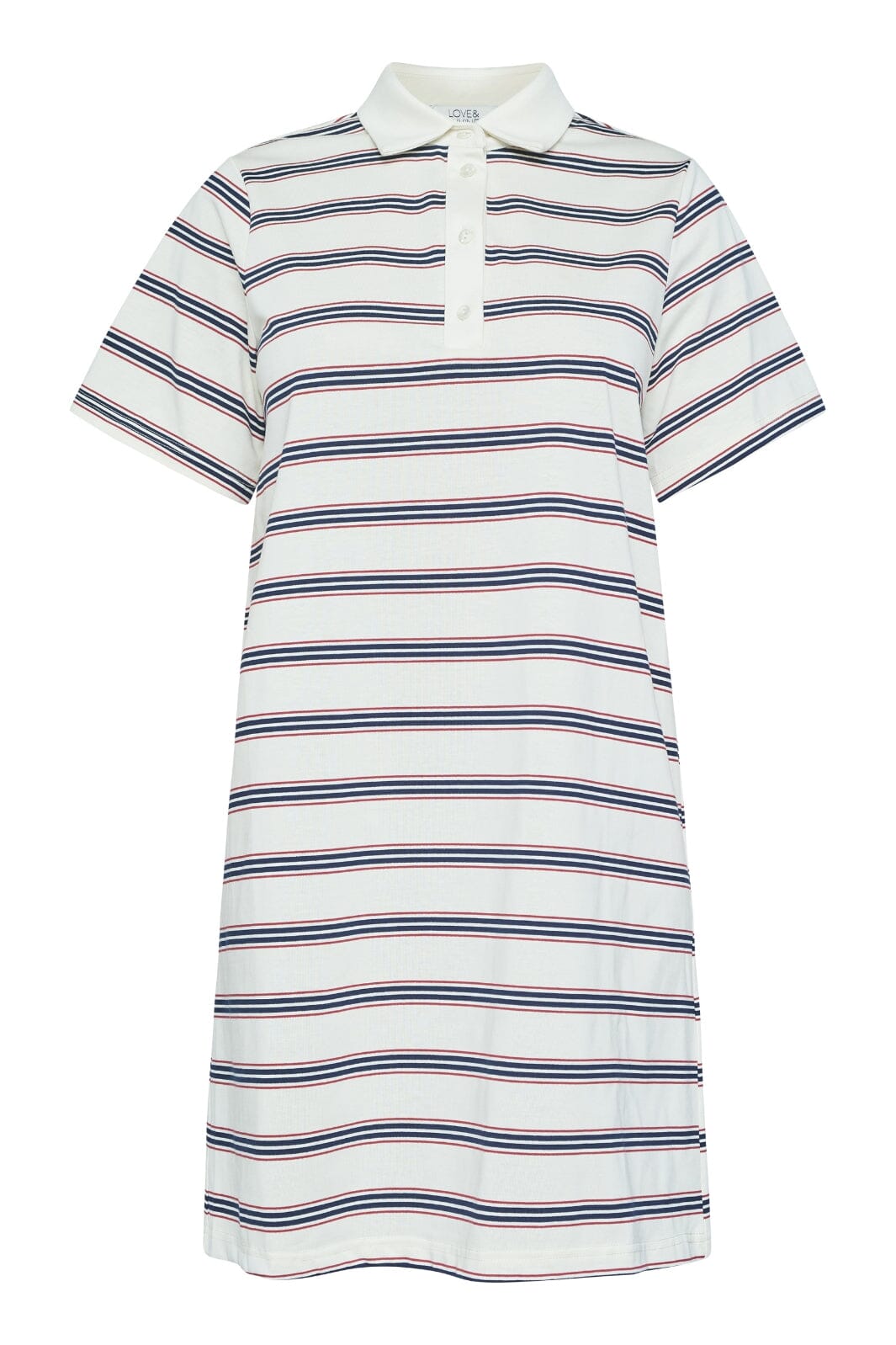 Forudbestilling - Love & Divine - Love1349 18829 - 831 - Cream/Stripe Kjoler 