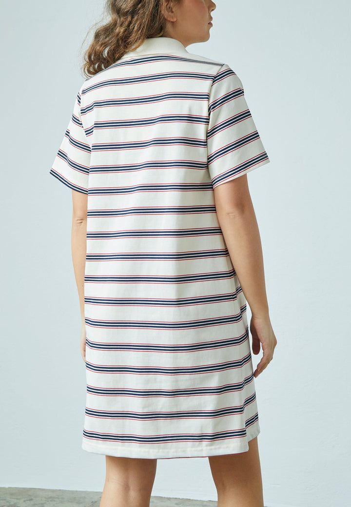 Forudbestilling - Love & Divine - Love1349 18829 - 831 - Cream/Stripe Kjoler 