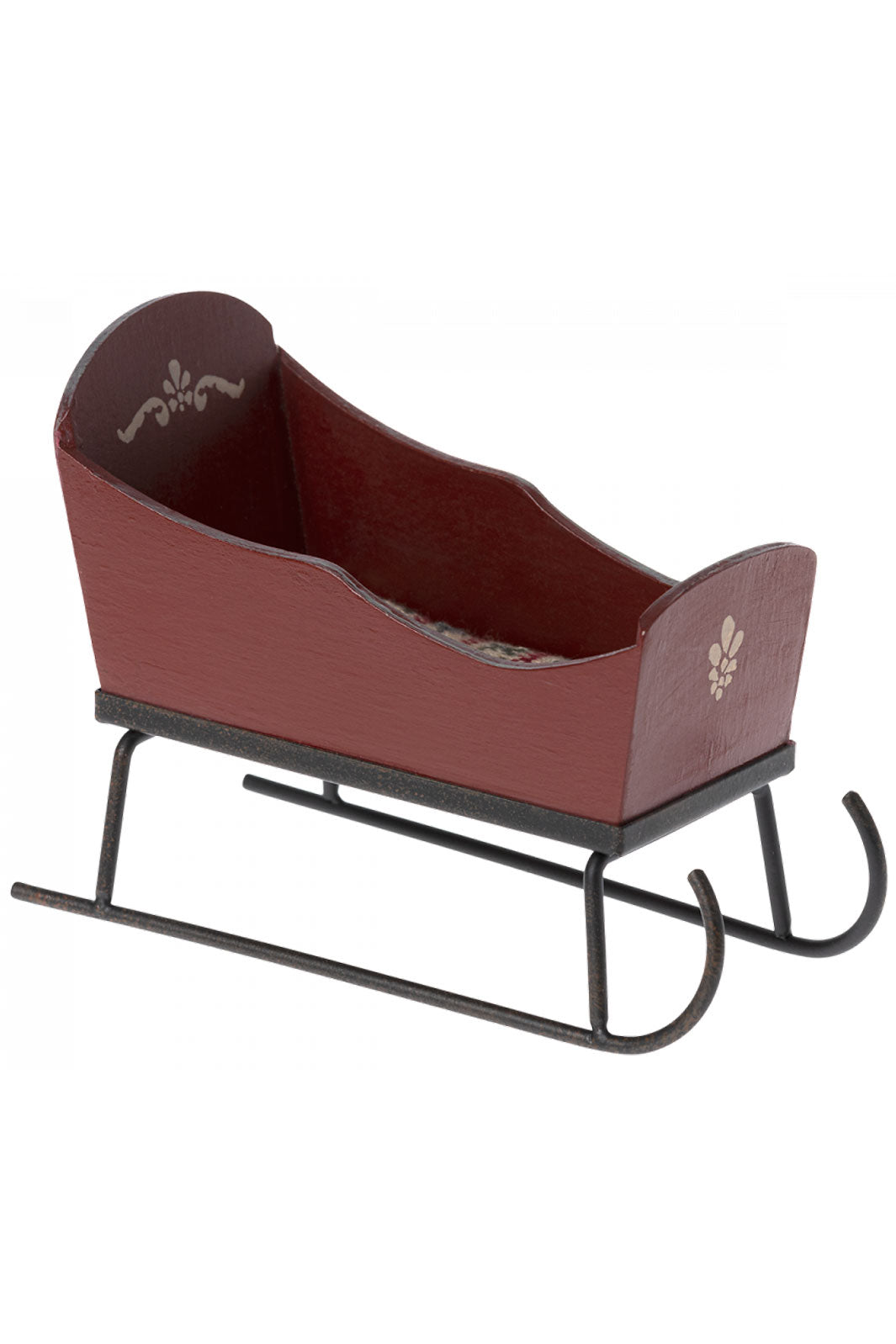 Maileg - Sleigh, Mouse - Red