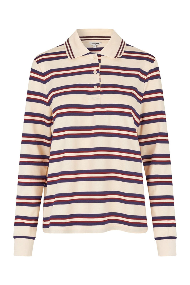 MbyM - Polla-M - S87 Navy Bordeaux Stripe