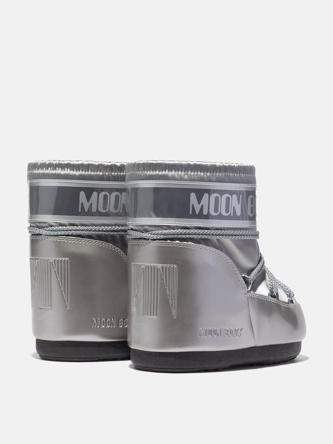 Moon Boot - Icon Low Glance Silver Satin - 002 Silver