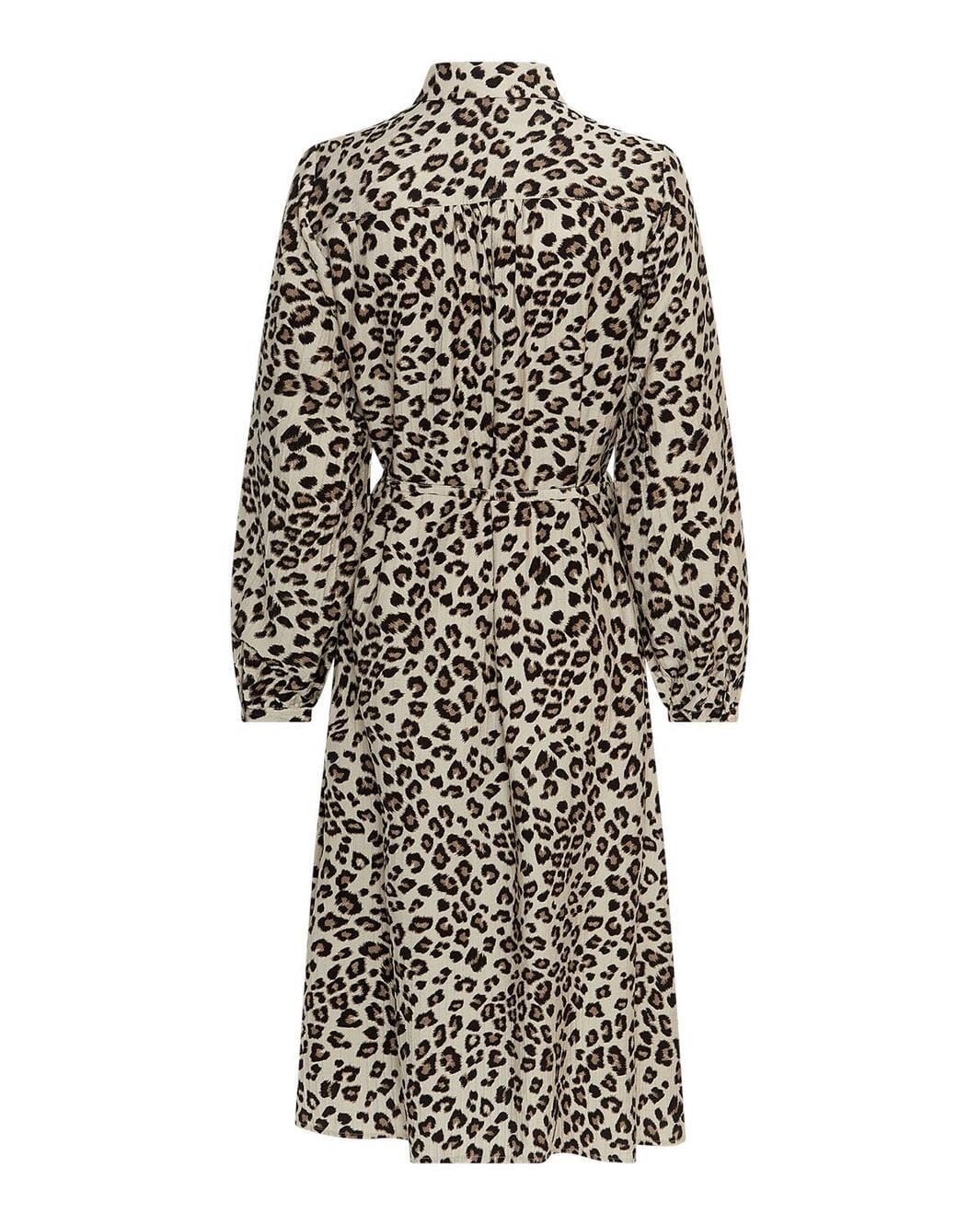 Moss Copenhagen Mschkalani Vlora Shirt Dress 19575 Humus Leo