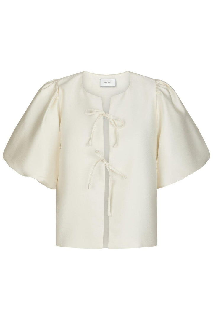 Neo Noir - Aska Dull Satin Blouse 162685 - 121 - Off White