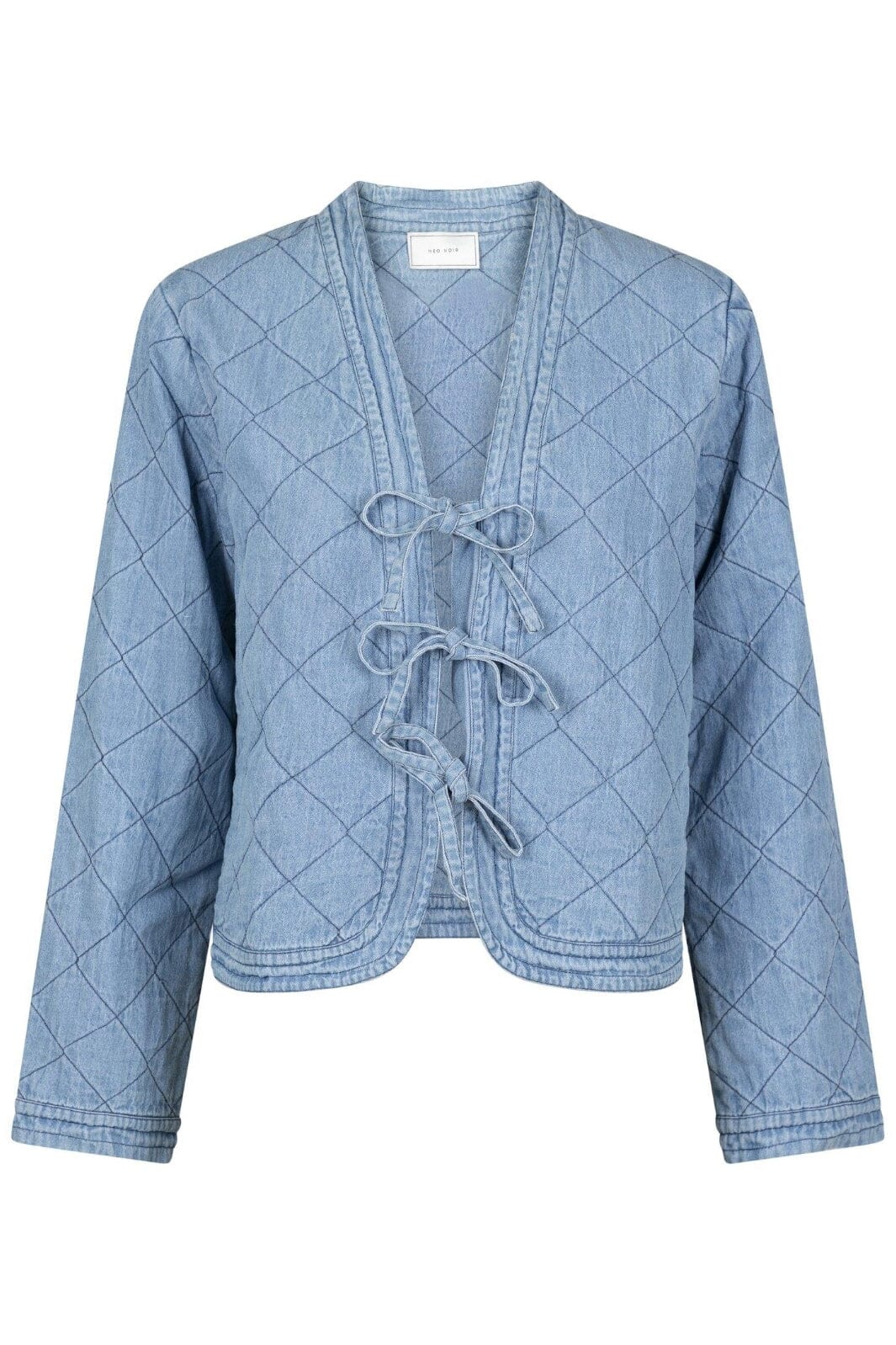 Neo Noir - Dubbie Denim Quilt Jacket - Blue
