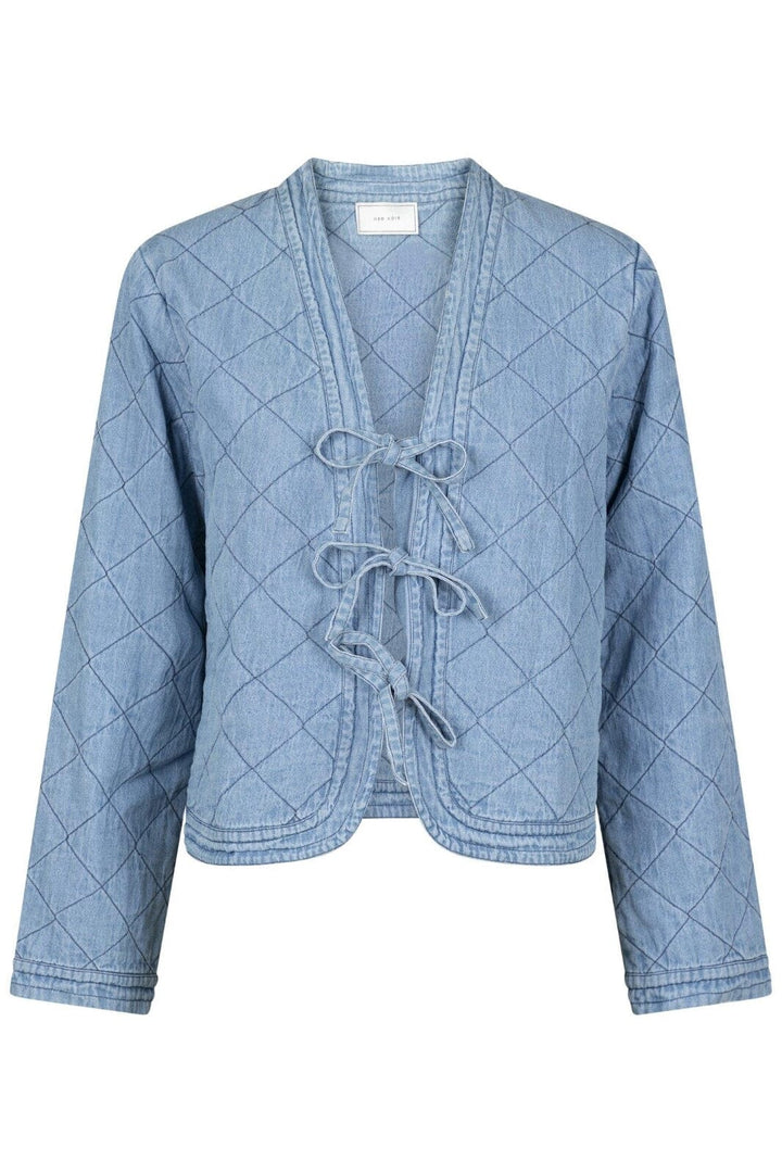 Neo Noir - Dubbie Denim Quilt Jacket - Blue