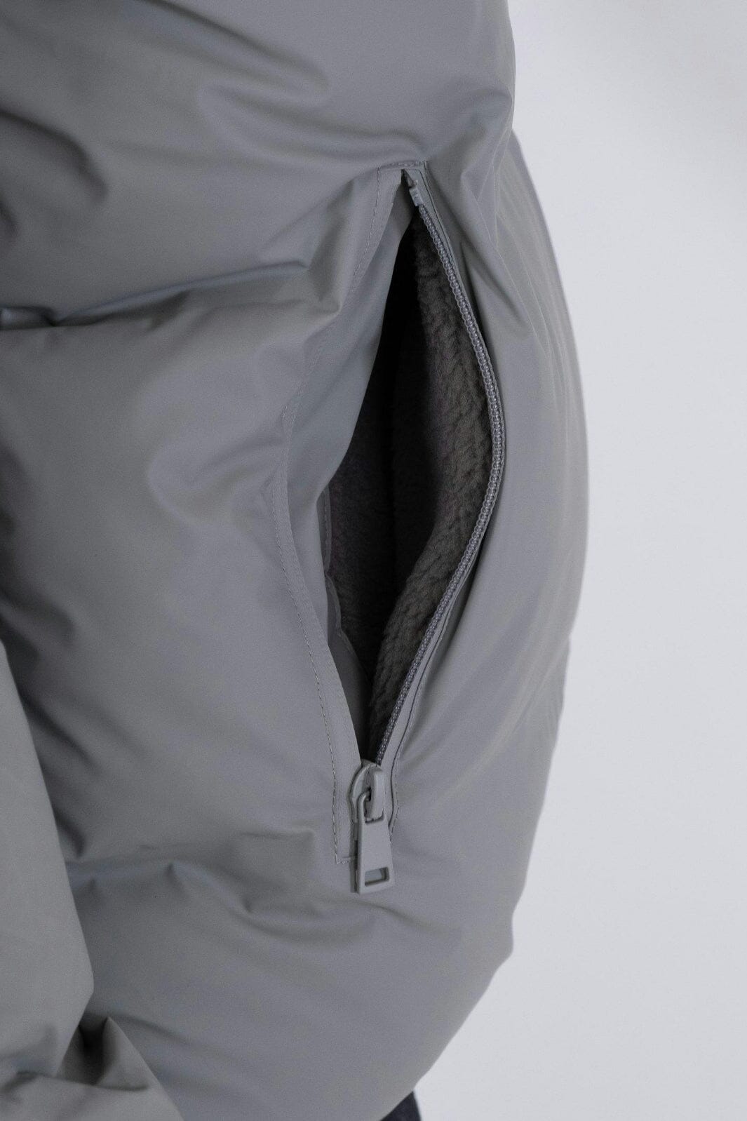 Neo Noir - Fox C Puffer Jacket - Light Grey
